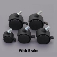 1″/1.25″/1.5″/2 Inch Swivel Caster Plastic 360 Degree Threaded Stem Caster Wheel