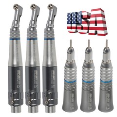 USA NSK Style Dental Low Speed Contra Angle Straight Air Motor E-type 2/4holes