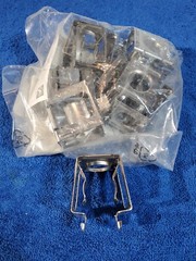 7/8″ Square Snap-in Stackable Hangers NEW 10 pk Stainless Steel Support STH78
