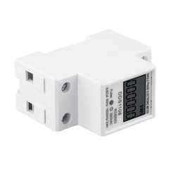 LCD Single Phase Electric Energy Meter KWH Power Usage Monitor 220V 60A DDS1108