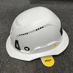 SECURIS SEC24C-MIPS Full-Brim Construction Grade MIPS Safety Helmet, White