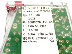 Schleicher KZT 110 Time Relay 220V 500W 6A 0.5s – 10s