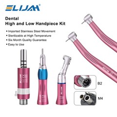 Dental High Speed/Slow Low Speed Handpiece Contra Angle Air Motor Sets 2/4 Holes