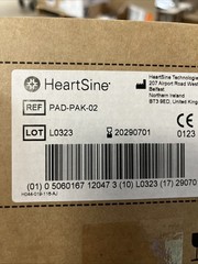 HeartSine Pad-Pak-01 Adult Samaritan Pad Cartridge 7/01/2029