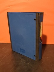 Navy Blue Staples 1 inch 3 Ring 275 Sheet Capacity Better Mini Binder ~ New