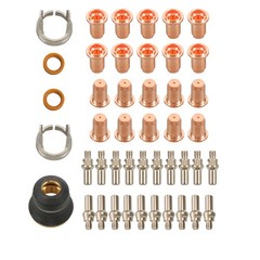 45 Pack IPT-60 PT-60 IPT-40 PT40 Plasma Cutting Torch Tip Electrode Consumables