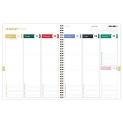 July 2026 – June 2027 Very Berry Large Weekly Monthly Planner