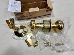 Arrow Assa Abloy Grade 2 Knob Lock Door MK 11 TA 03- Brushed Brass Gold – NEW