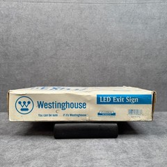 Westinghouse LED Exit Sign Red Letters White Housing 07-11-05916-38 AC Only NEW