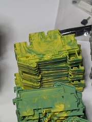 NEW MIXED LOT EATON / PHOENIX CONTACT DIN RAIL TERMINAL BLOCKS + END COVERS