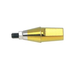Dental Straight Transfer Abutment Regular Ø5.0 mm Hex GH 1–6 mm Hiossen/Osstem