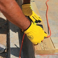3-Pack Gloves Firm Grip Utility Working Gloves Size Large High Dex Performance