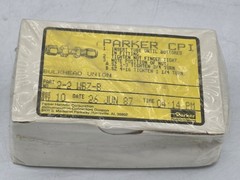 10 Lot – NOS Parker Brass BulkHead Union, 1/8″ x 1/8″ CPI Tube, 2-2 WBZ-B