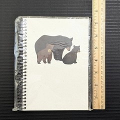 Crane Creek Graphics Blank Book Black Bears Notebook Bear Cubs Sealed