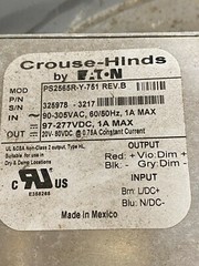 👀 NEW EATON CROUSE-HINDS CHAMP SERIES LED LUMINAIRE 40-46 WATT VMV5L/UNV1 S891
