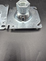 Lot of (2) 4 Inch Swivel Fixture Hanger with 4 holes in the plate Free Shipping