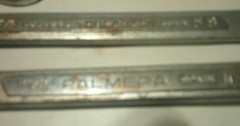 4 Vintage TRUECRAFT Combination Wrench 12pt Alloy Steel Palmera Spain 5/8 &11/16