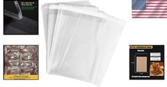Crystal Clear 100 Pack 5×7″ Resealable Cello Bags – Ideal for Cookies & Crafts
