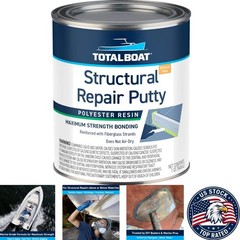 Versatile Fiber Reinforced Putty – 32oz for Marine, Auto, and Home Repair Needs