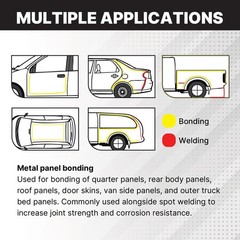 Maxi-Bond Multi-Purpose Panel Adhesive Metal, Two Part Epoxy Adhesive,