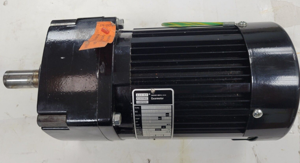 BODINE GEARMOTOR TYPE 42R5BFCI-ES, 115 Volt 30-1 RATIO FROM FADAL VMC MODEL 906
