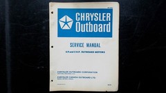 Chrysler Outboard 4.9 & 5HP Service Manual OB1895 1972 Illustrated
