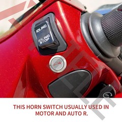 19mm 12V Momentary Speaker Horn Push Button Toggle Switch 3/4″ Mounting Hole …