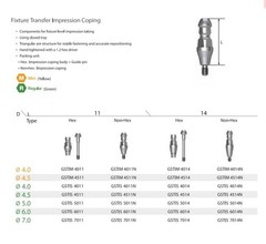 Transfer Impression Closed & Open Analog Regular/Mini for Osstem Hiossen Implant