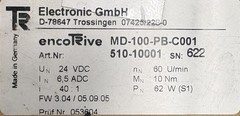 TR Electronic Electric Motor EncoTrive MD-100-PB-C001 PLE 40 Motor 510-10001-NEW