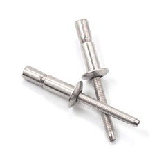Large Flange Pop Rivets All Steel Dome Head Blind (Choose Size & Quantity)