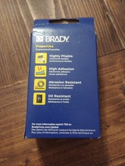 Brady M21750499 Label Tape – Black on White