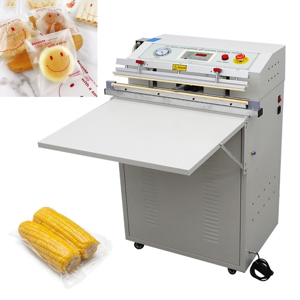 Pneumatic Vacuum Packing Machine Gas-filled Sealer 19x 24in Plate Outside Pump