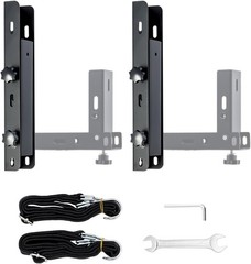Side Mount Trailer Ladder Rack, Foldable Heavy Duty Steel Rack with Strap​​, …