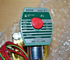 New Asco ~ 8210G003 ~ 48VDC Solenoid Valve 5-125PSI 3/4″ Pipe 11.6W ~ (8210D3)