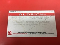 Aldrich Cat No 215046-0 Delrin Keck Clips 10/18, 14/20, 19/22, 24/40, 29/42 JTS