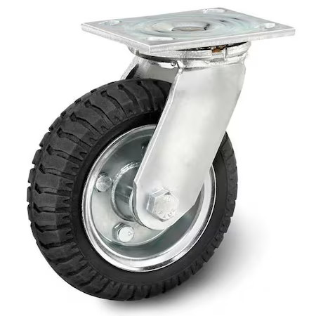 Colson 16Sz10628s 10″ X 3-1/2″ Non-Marking Rubber Monoprene Swivel Caster, No