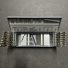 Huot Manufacturing Combination Drill Bit Set Jobber Length Pat No. 3870149