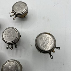 7 Vintage AB Allen Bradley Potentiometer Lot Various Values