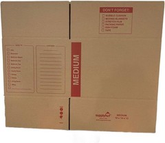 Medium Moving Boxes 18x14x12 with Handles (20 Pack) – 32 ECT Cardboard…
