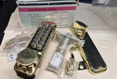 Pushbutton Lock 2 3/8 Backset Mechanical