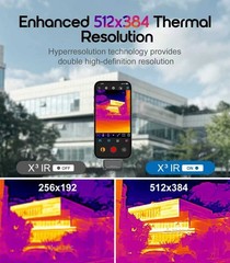 Thermal Camera for iPhone & Android, 512×384 IR Thermal Imager USB-C -4°F~842°F