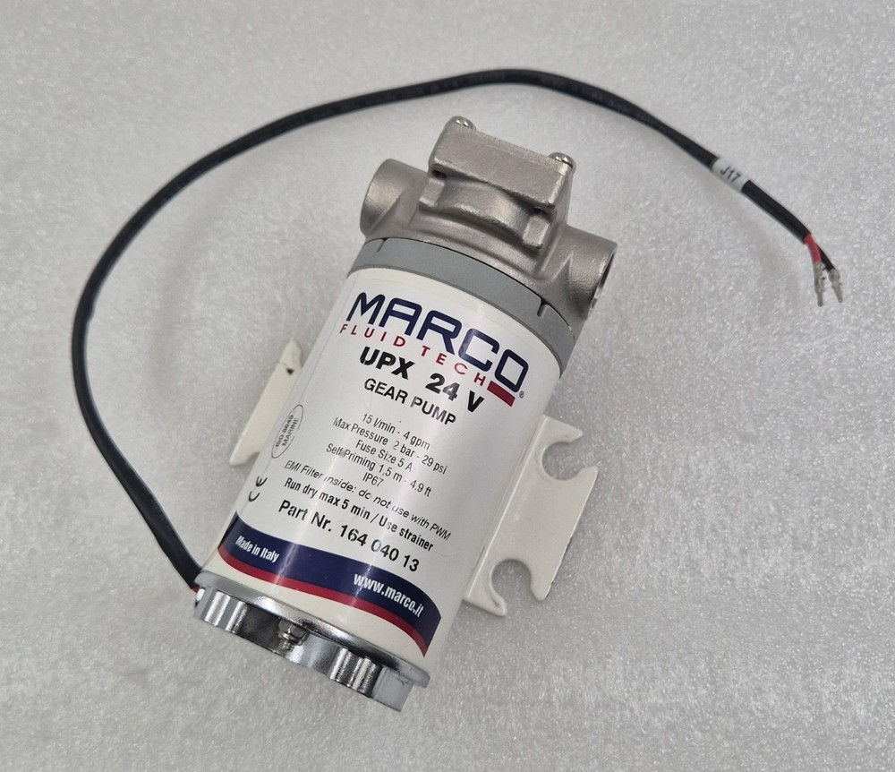 MARCO FLUID TECH UPX 24V Gear Pump 164 040 13 2-bar 15l/min