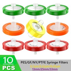 PES/PTFE/NY/GF Membrane HPLC Syringe Filters 0.7μm/0.22μm/0.45μm, 13mm/25mm/33mm