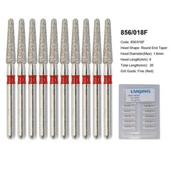 Diamond Burs Dental Zirconia Cutter Diamond Bur FG Football Round End Taper Pear