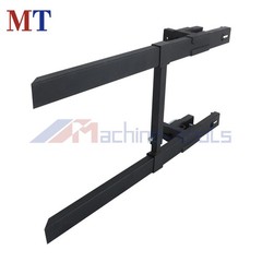 Clamp on Tractor Forks 60″ 4000lbs Pallet Forks Adjustable Bucket Forks