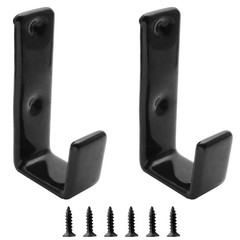 Bivethoi 2pcs Bunk Bed Ladder Hook Brackets, 1 Inch J Hook Hanger With PVC Co…