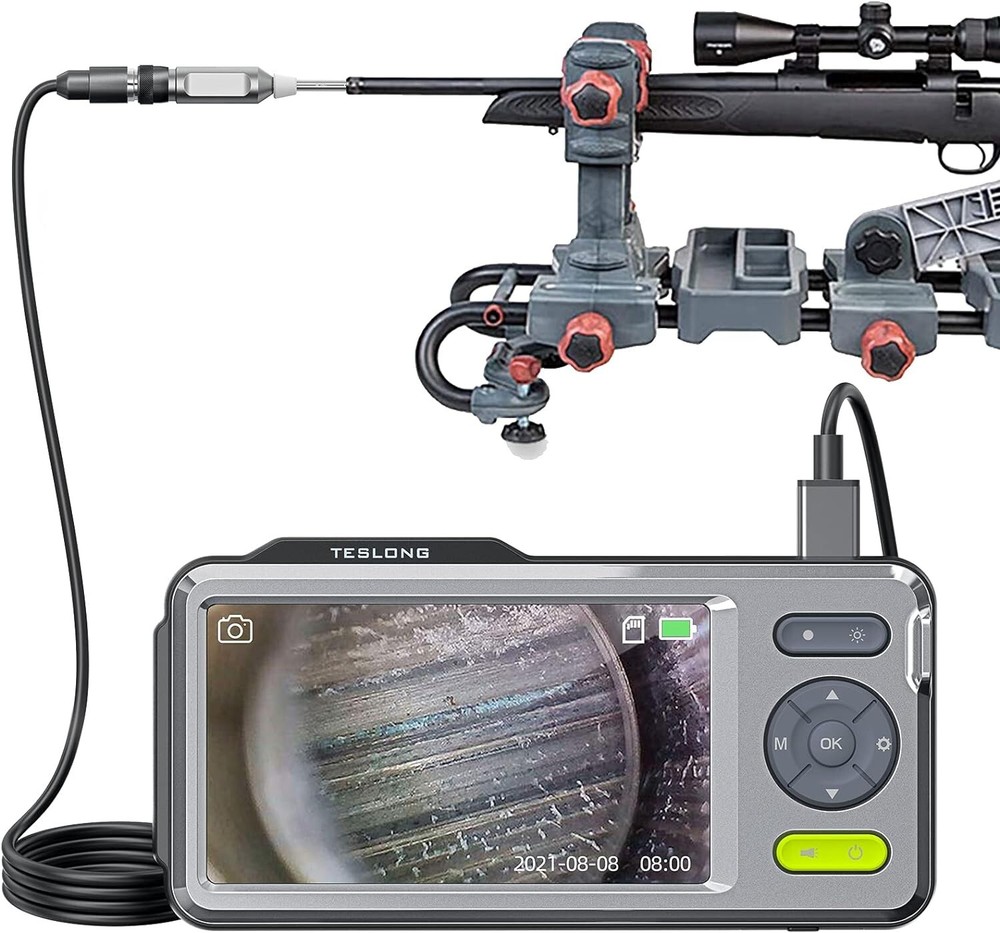 Teslong 26inch Rigid Rod Rifle Borescope 0.2inch Digital Bore Scope NTG500H