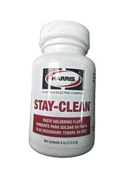 Harris – SCPF4 – Stay-Clean Paste Flux 4 Oz Brush Cap Bottle Soldering Plumbing