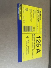 Square D MP44-125 125a 4 Gang Meter Pak Meter Center New in box