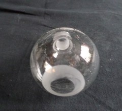 Chemglass 250mL Glass Heavy Wall Round Bottom Distilling Flask 24/40 CG1506 Fair